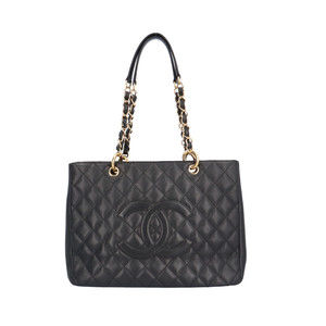 Chanel GST Caviar Tote Bag Black